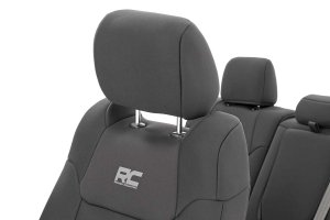 Toyota Tundra Seat Covers - Front + Rear - Rough Country - Neoprene - '14-'21 Toyota Tundra Seat Covers - Front + Rear - Rough Country - Neoprene - '14-'21